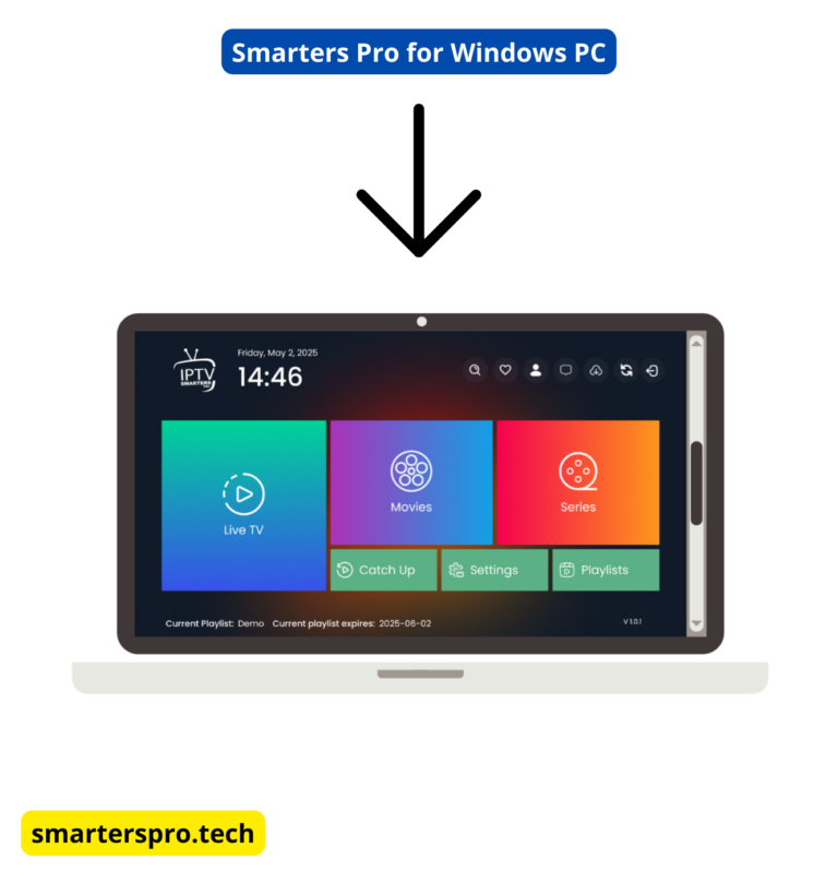 Download IPTV Smarters Pro for Windows PC (Latest Version)
